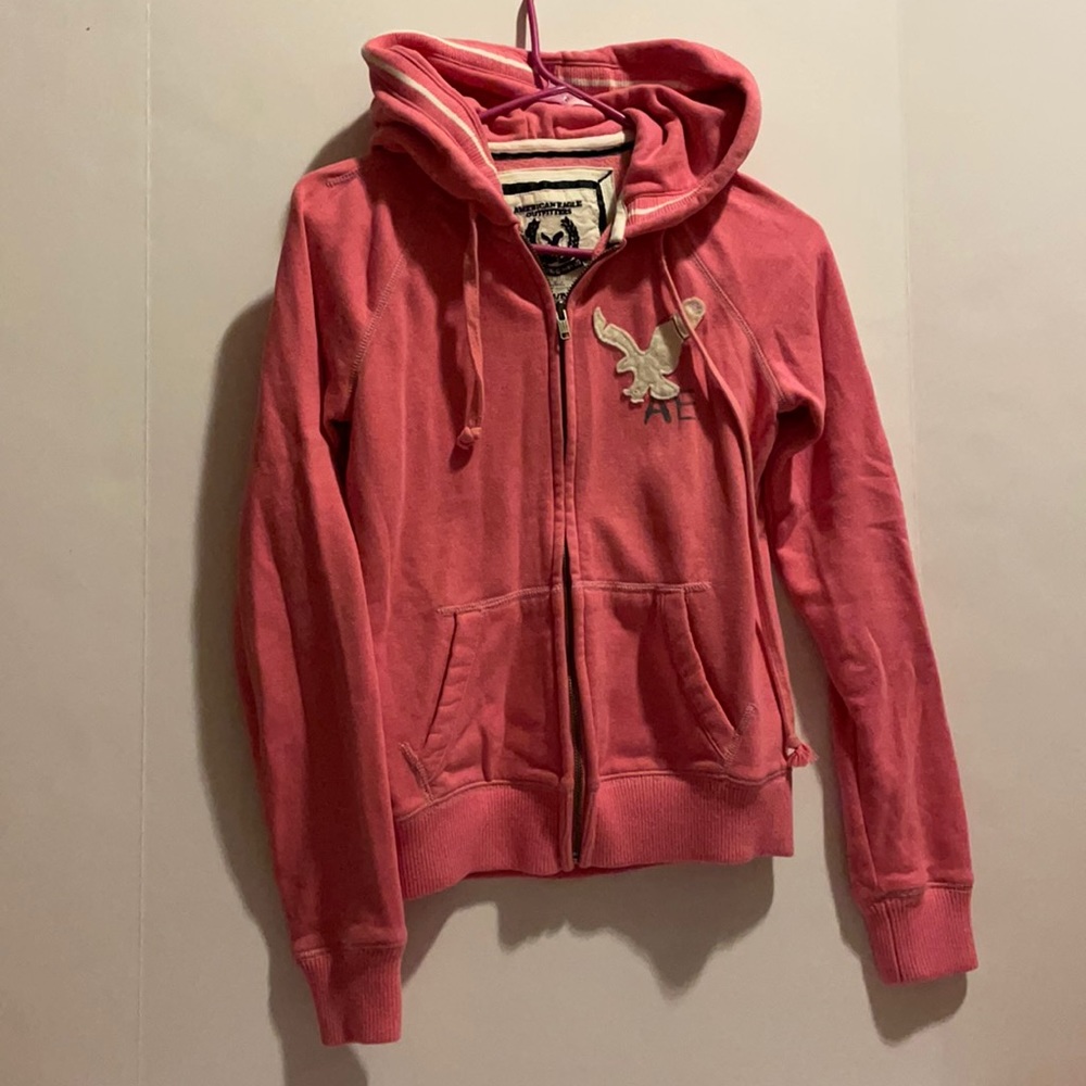 American Eagle Zip-Up Hoodie Small